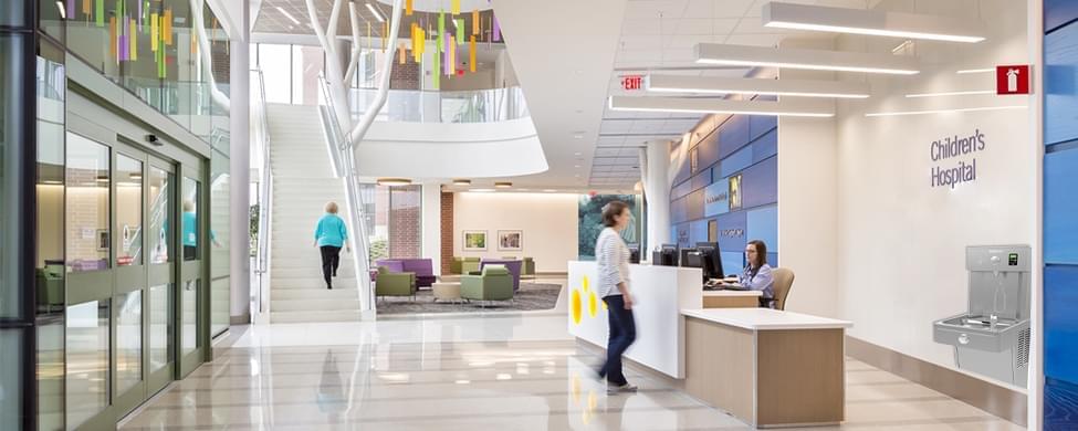 WAE VANDAL RESISTANT BOTTLE FILLING STATION